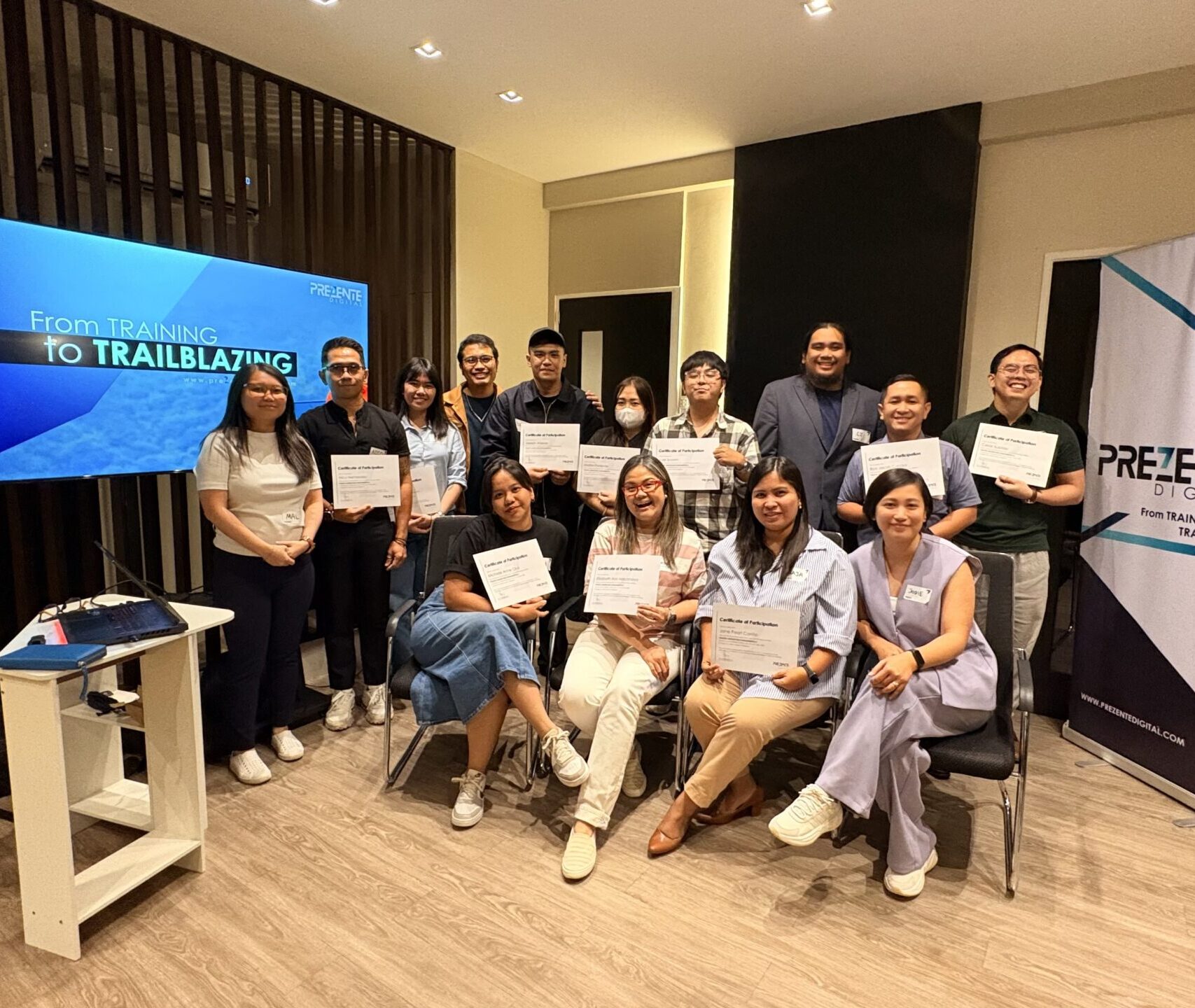 Prezente Digital and Marketing training courses