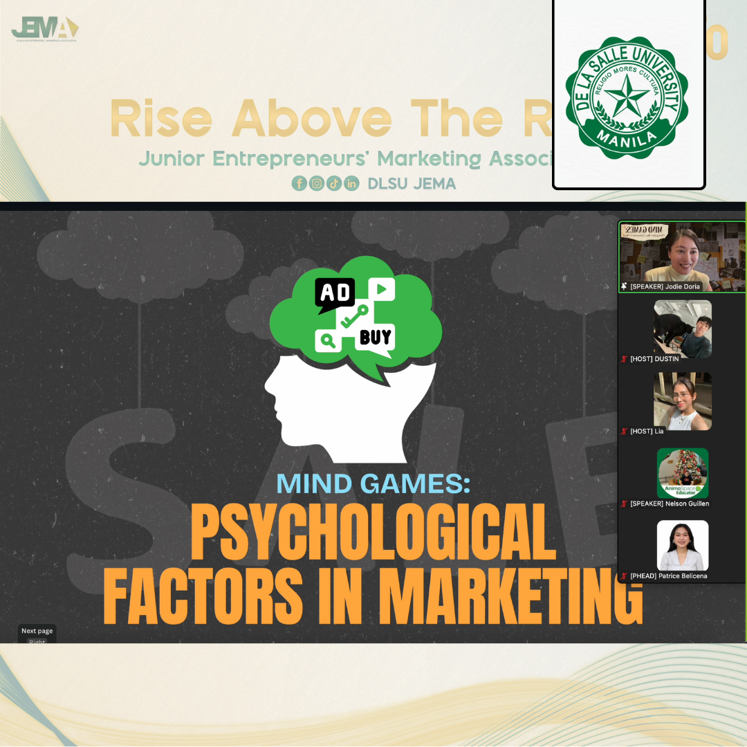 Psychological Factors in Marketing Forum with DLSU JEMA Manila
