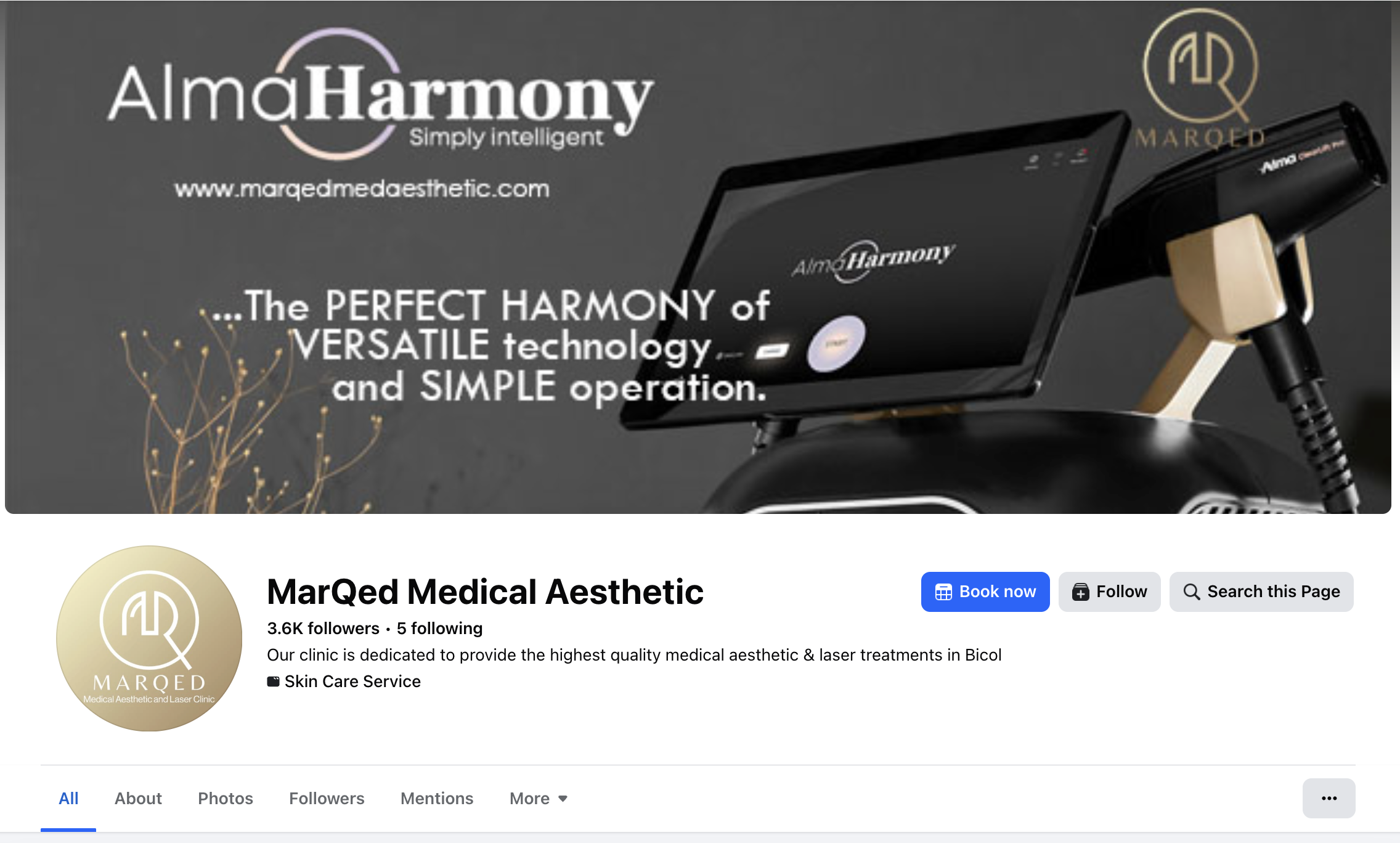 MarQed Medical Aesthetics social media management